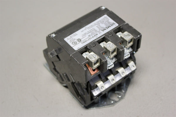 Siemens Furnace Control Contactor 40FP107169U