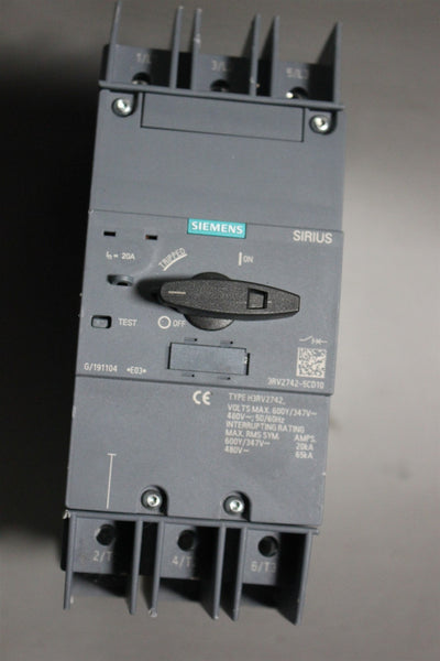 UNUSED SIEMENS SYSTEM PROTECTION CIRCUIT BREAKER 3RV2742-5CD10