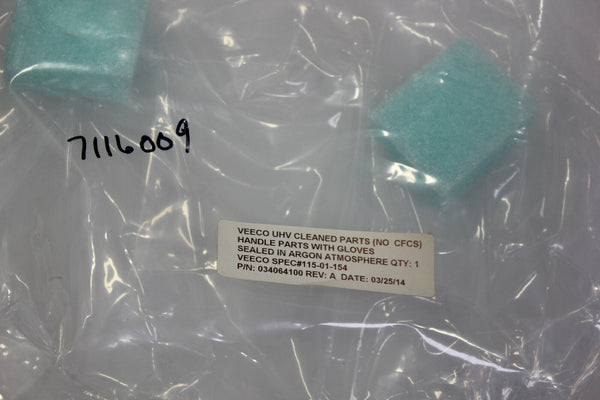 Veeco Round Wafer Seat 115-01-154 034064100 Rev A 