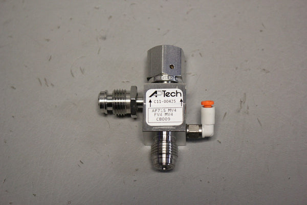 UNUSED APTECH STAINLESS VACUUM GENERATOR AP71S MV4 FV4 MV4