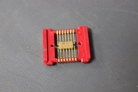 VINTAGE 69 NOS RARE TEXAS INSTRUMENTS GOLD FLAT PACK IC PROCESSOR CHIP SN5400F05