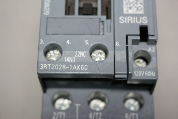 SIEMENS POWER CONTACTOR 3RT2028-1AK60