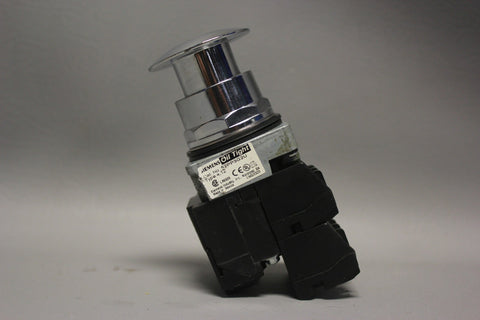 Siemens 52PP3G2U Pushbutton Red 30mm Command/52 Chrome Finish Illuminated