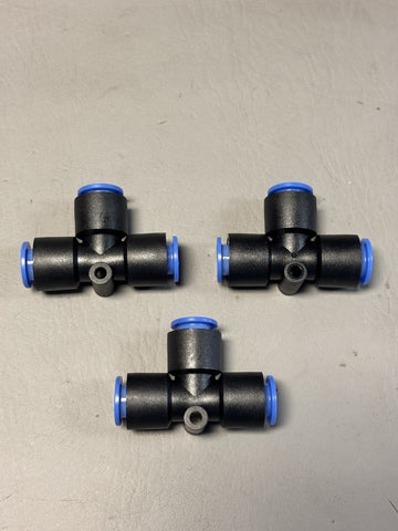 3- SMC KQT10-00 10MM OD TUBING TEE