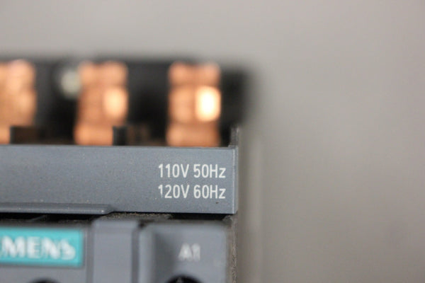 SIEMENS SIRIUS 3RT2037-1AK60 CONTACTOR