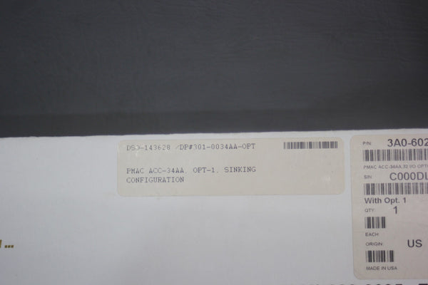 NEW DELTA TAU I/O OPTO ISOLATOR MODULE 3A0-602817-10X