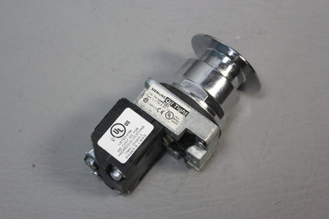 NEW SIEMENS ILLUMINATED PUSH BUTTON SWITCH RED MUSHROOM 30MM 52PP2E2