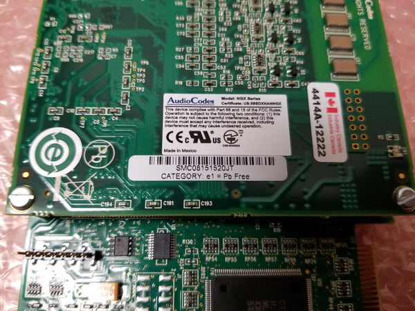 Audiocodes NGX Series PBX Event Recording Module 152-1024-010 Rev. 1 NGX2400
