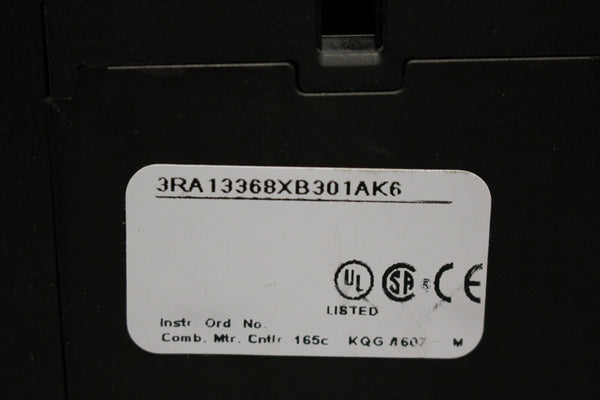 UNUSED SIEMENS REVERSING CONTACTOR ASSEMBLY 3RA13368XB301AK6/3RA1336-8XB30-1AK6