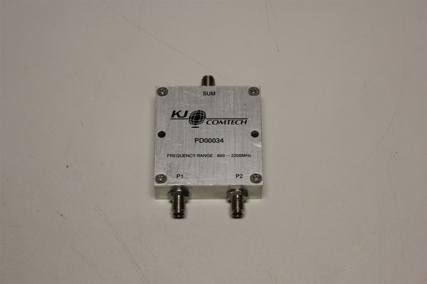 KJ COMTECH 2 WAY POWER DIVIDER PD00034 800-2200MHZ