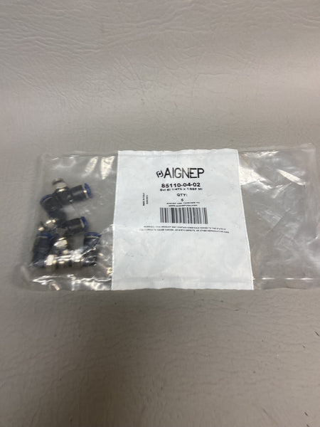 NEW 5PCS AIGNEP USA 85110-04-02 Elbow Connectors