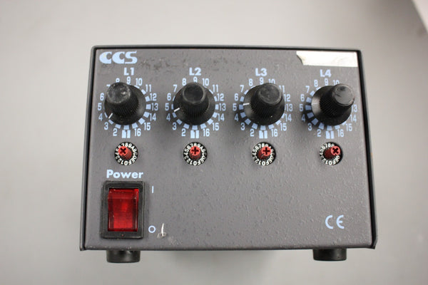 CCS CHANNEL LED LIGHT SOURCE POWER SUPPLY  PD-3012-4 (CE)