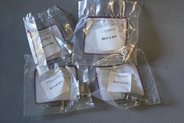 NEW LOT OF 4 CLIPPARD SLEEVE VALVES SLV-2-M5
