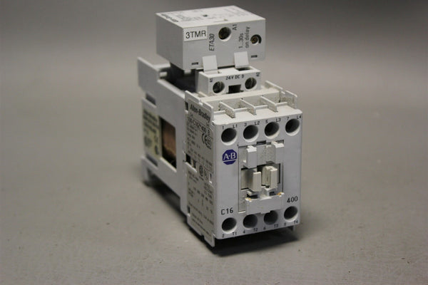 Allen-Bradley General Purpose Contactor 100-C16DJ400 + Timing Module 100ETAZJ30