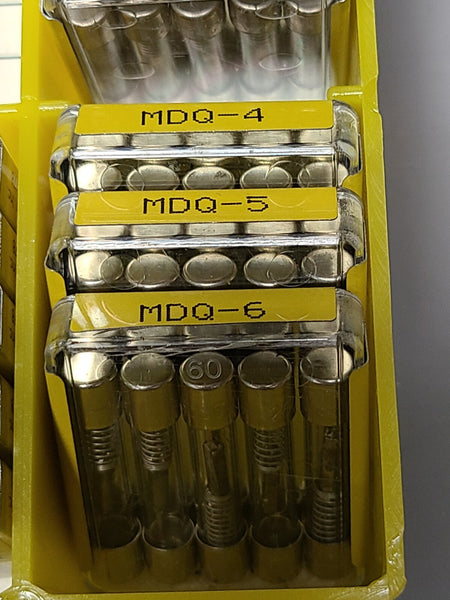 LOT OF NEW BUSS SMALL DIMENSION FUSES ABC/MTH/AGC/MDA/MDQ/MDL 125V & 250V