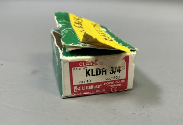 5- Littelfuse KLDR 3/4 600Vac Time Delay Fuse