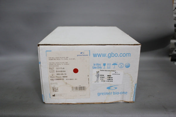 60 NEW GREINER BARCODED STERILE 1536 WELL ASSAY PLATE 789173-A EXP 2022
