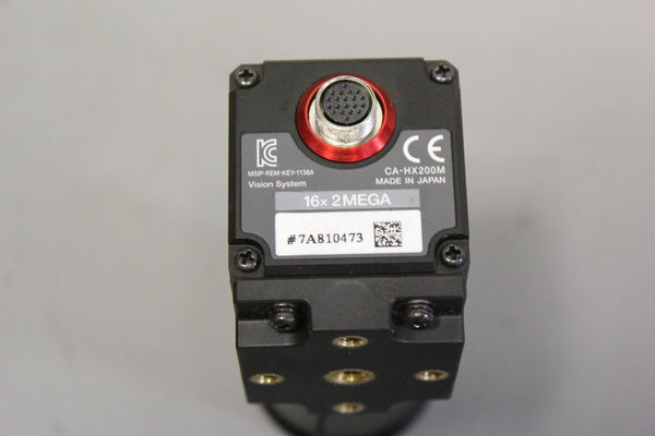 KEYENCE MACHINE VISION CAMERA WITH LENS  CA-HX200M  16x 2MEGA