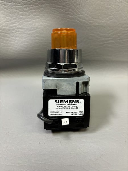 UNUSED SIEMENS 52AAIL4 INTEGRAL LED LIGHTING MODULE YELLOW AMBER 24V