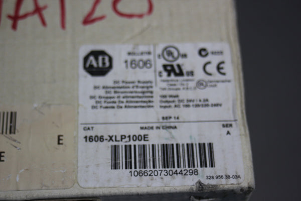 NEW ALLEN BRADLEY POWER SUPPLY 1606-XLP100E