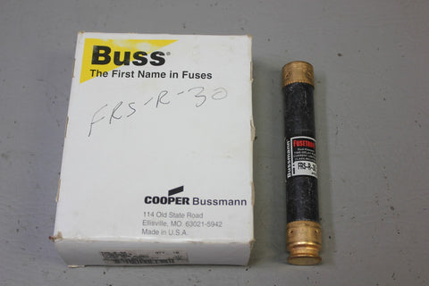 LOT OF 10 NEW FUSETRON FRS-R-30 CLASS RK5 FUSES COOPER BUSSMAN
