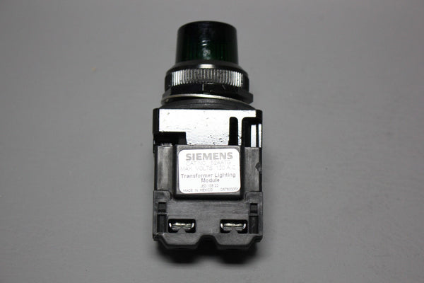 SIEMENS GREEN PILOT INDICATOR LIGHT, TRANSFORMER 52BL5G3 W/52AATG