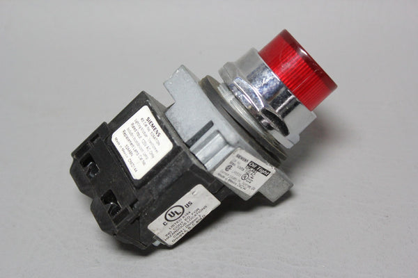 SIEMENS PILOT LIGHT OIL TIGHT 52PL4G2  W/52AATGN