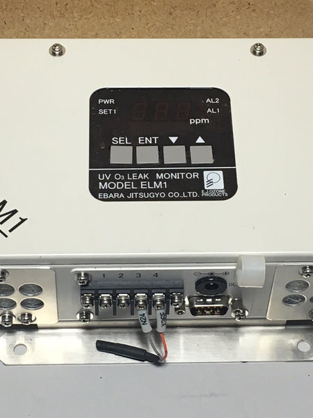 Ebara Jitsugyo Ozone Densitometer ELM1 UV O3 Leak Monitor W/ Power Cord