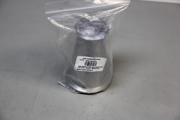 NEW VNE CONCENTRIC 304 STAINLESS STEEL REDUCER CLAMP FITTING 3"X2" EG31CC