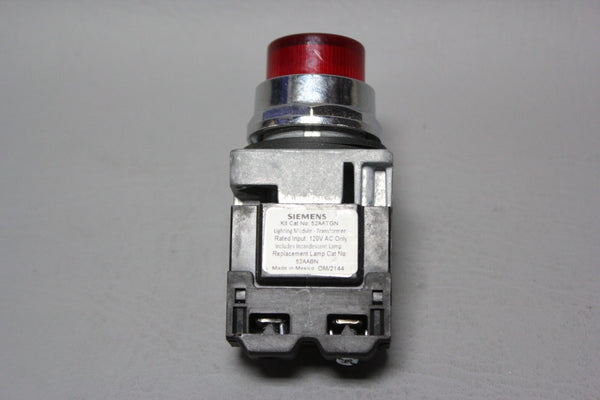 SIEMENS PILOT LIGHT OIL TIGHT 52PL4G2  W/52AATGN