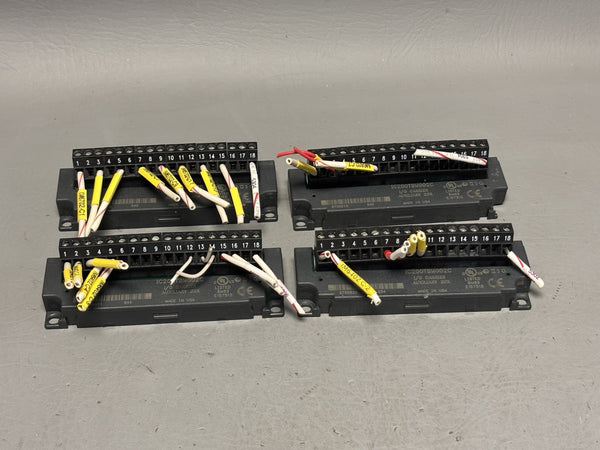 4- GE Fanuc IC200TBM002C 18 Point I/O Carrier Auxiliary Box