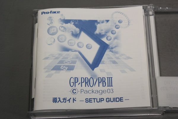 PRO-FACE GPPRO-CNT01W-P03 SCREEN EDITOR SOFTWARE