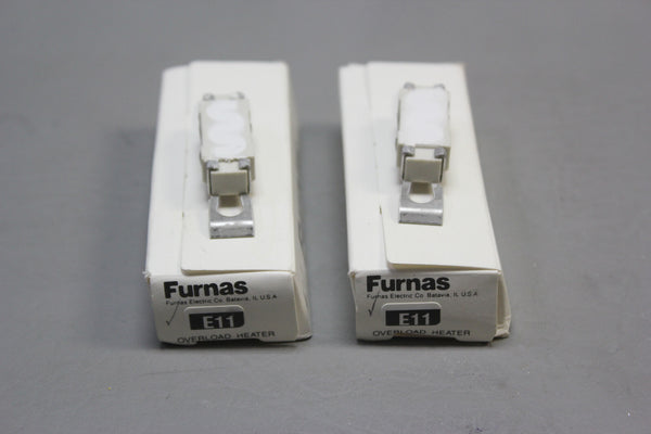 2- NEW Furnas E11 Thermal Unit Overload Heater Heat Coil