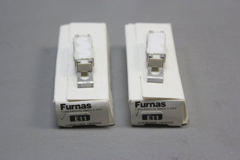 2- NEW Furnas E11 Thermal Unit Overload Heater Heat Coil