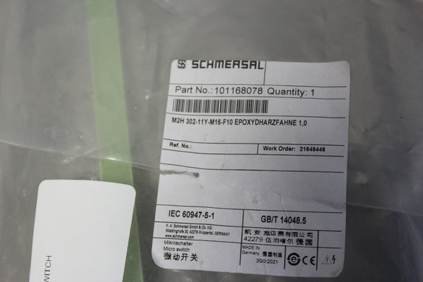 NEW SCHMERSAL 101168078 DERAIL DETECTION WHISKER SWITCH