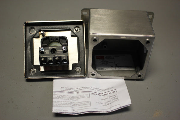 UNUSED SIEMENS SELECTOR SWITCH IN SS ENCLOSURE 52SX2CAB W/52BJK