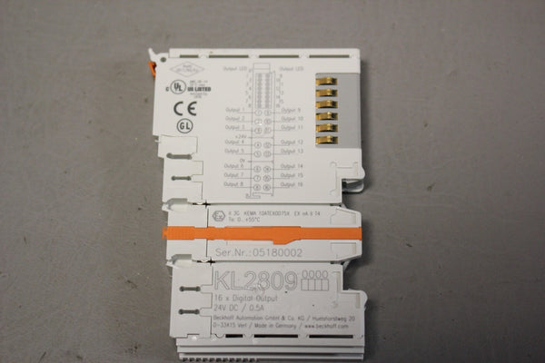 BECKHOFF I/O MODULE KL2809