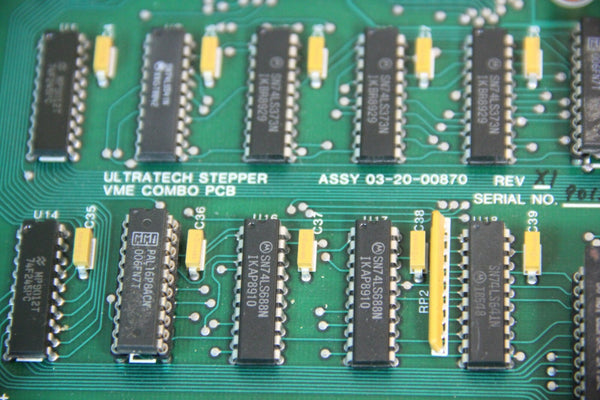 Ultratech Stepper VME Combo Board 03-20-00870 Rev. X1