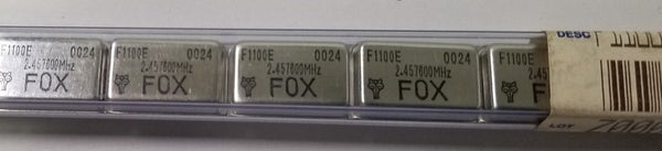 (25PCS)  FOX 5.0V TTL CLOCK OSCILLATOR F1100E 14PIN DIP