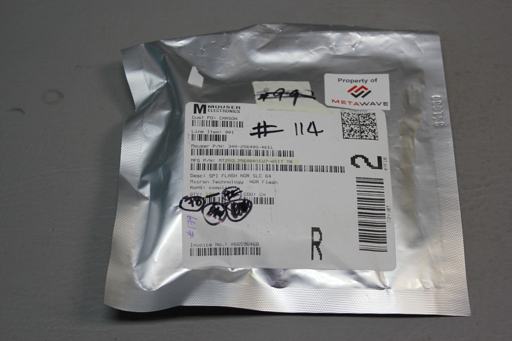 MICRON MT25QL256ABA1EW7-0SIT TR IC MEMORY FLASH 256MBIT SPI 8WPDFN QTY 78