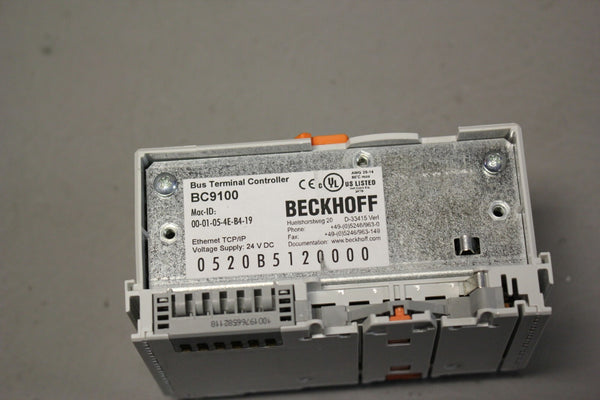 BECKHOFF BUS TERMINAL CONTROLLER  BC9100