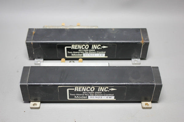 2 RENCO TWO HANDED NO TIE DOWN CONTROL REN23-4W