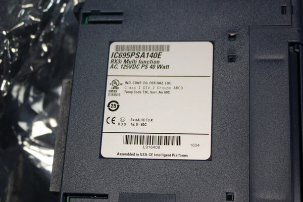 NEW GE RX3i MULTIFUNCTION PLC POWER SUPPLY IC695PSA140F