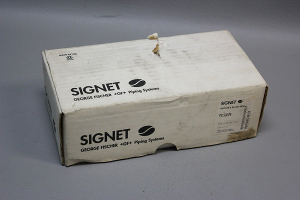 NEW GEORG FISCHER GF SIGNET ROTOR-X PADDLE WHEEL FLOW SENSOR P51530-P0 198801620