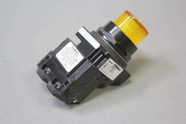 NEW SIEMENS 52BL4E9 BLACK MAX LIGHT LAMP LED AMBER