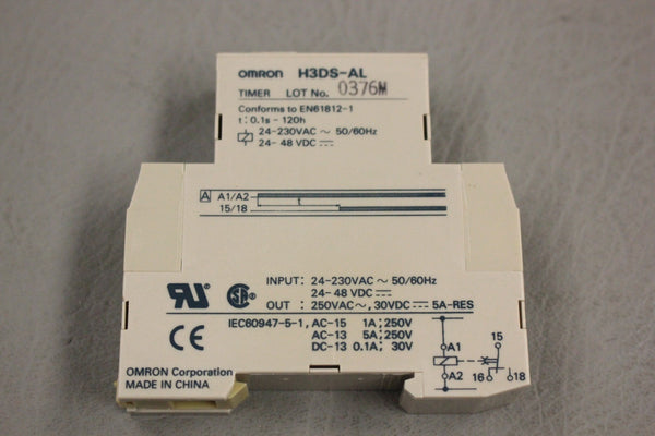 OMRON H3DS-AL TIME DELAY RELAY