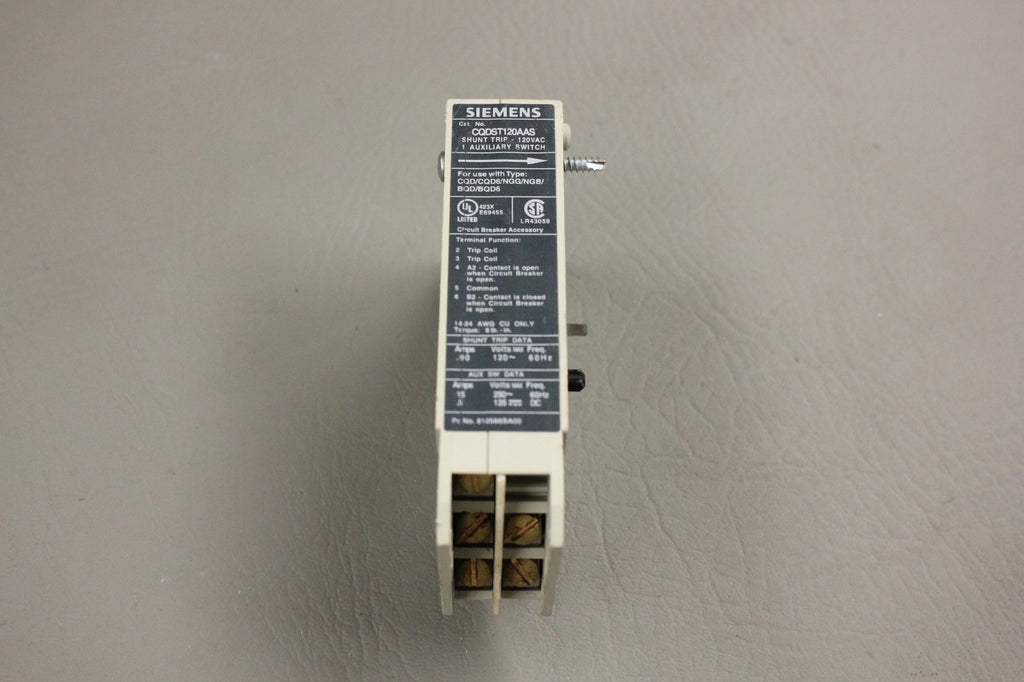 Siemens CQDST120AAS Shunt Trip Auxiliary Switch