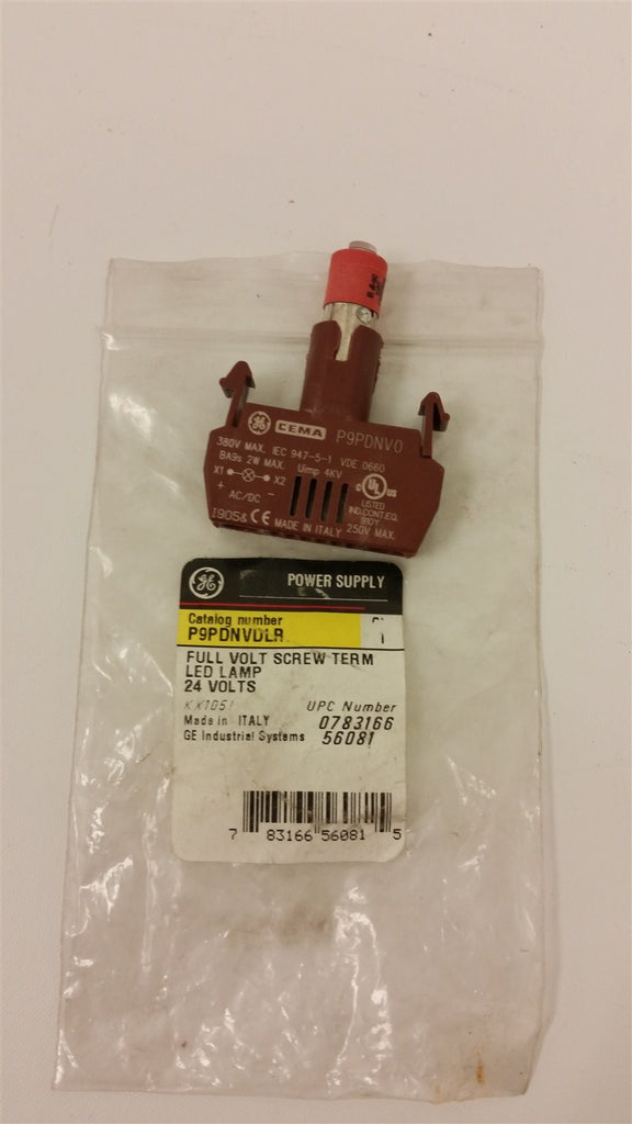 GE FULL VOLT SCREW TERMINAL 24V LED LAMP MODULE P9PDNVDLR