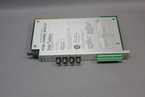 BENTLY NEVADA/ALLEN BRADLEY 4 CHANNEL MONITOR 190662-26 132417-01
