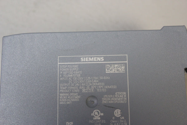 SIEMENS SITOP POWER SUPPLY 6EP1332-5BA10